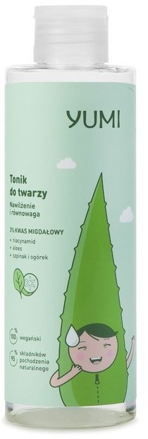 Yumi Yumi Nawilżenie i równowaga Tonik 3% kwas migdałowy 200ml 58447-uniw