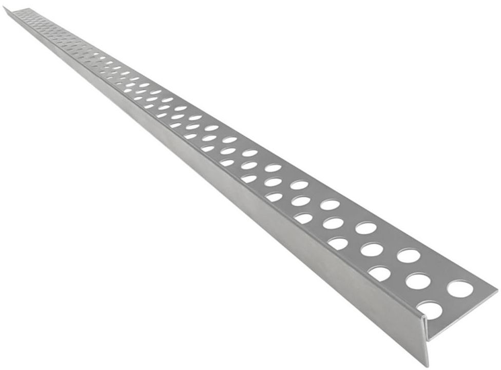 Listwa nierdzewna do krawędzi 120 cm Prawa Srebrna