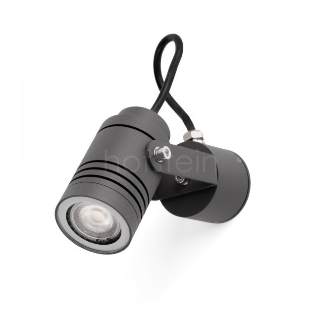 Faro Barcelona Barcelona Lit reflektor Siwy 1-punktowy Nowoczesny Obszar zewnętrzny Lit Czas dostawy od 10-14 dni roboczych 70260