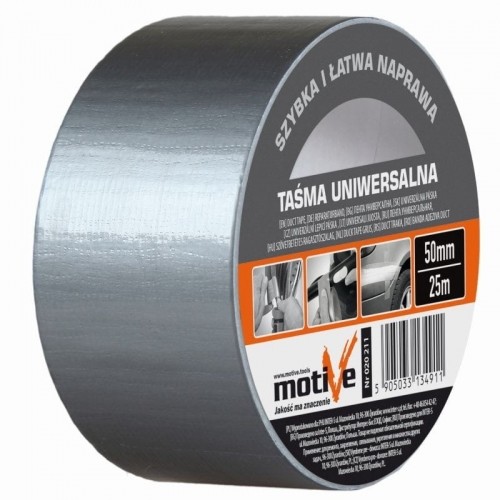 Motive Taśma uniwersalna DUCT TAPE 50mm/25m MOTIVE srebrna
