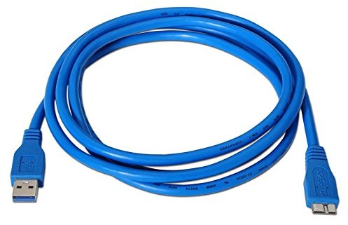 Nano Cable Kabel USB 3.0 A tipo/M-Micro B/M, azul 1 m 10.01.1101-BL