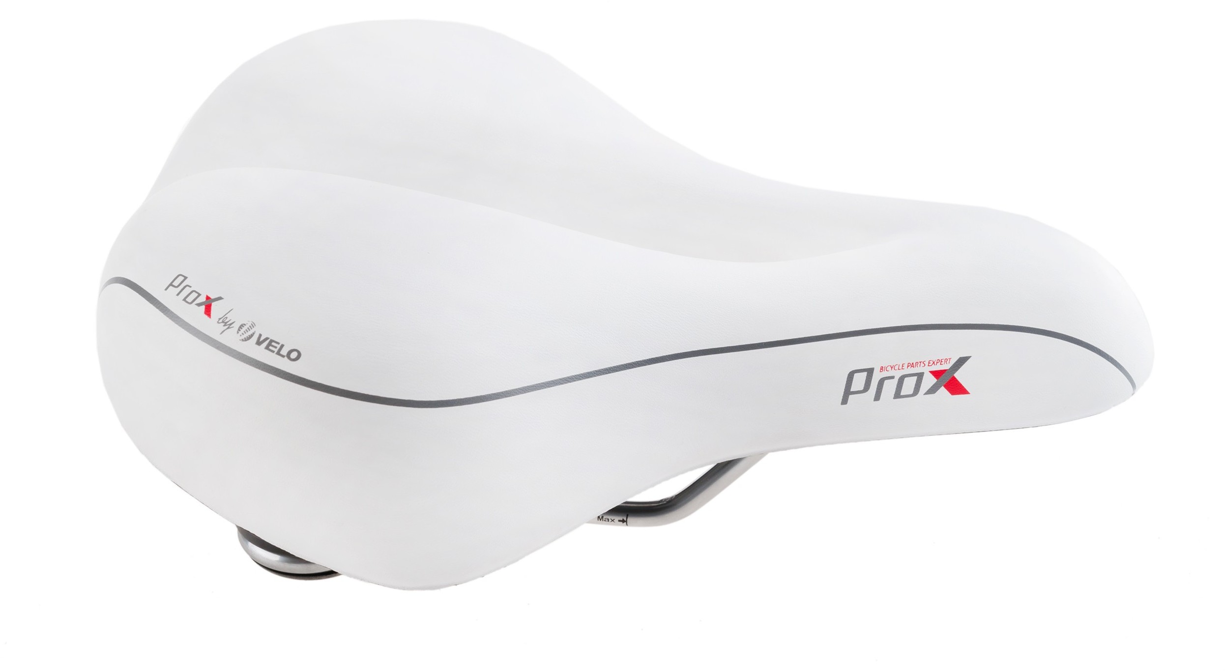 Selle Royal Prox VELO PROX VL-6103E D2 ELASTOMER z otworem żelowe białe