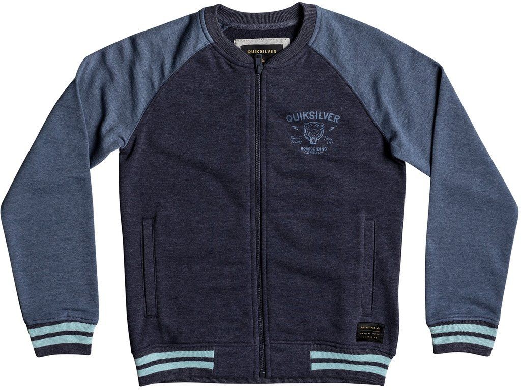 Quiksilver bluza ęca JANAPAZ ZIP YOUTH Navy Blazer Heather BYJH