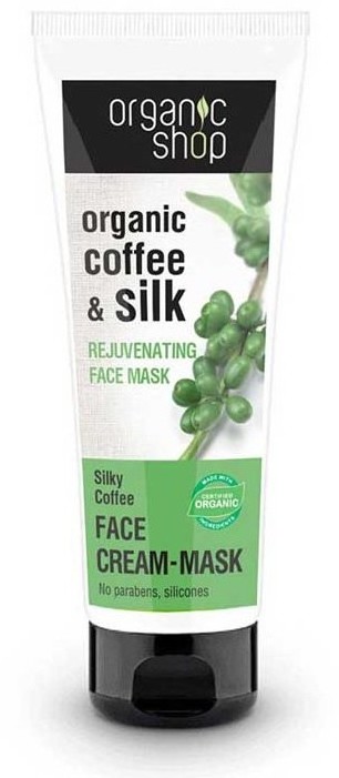Organic Shop krem-maseczka do twarzy Jedwabista Kawa, 75 ml