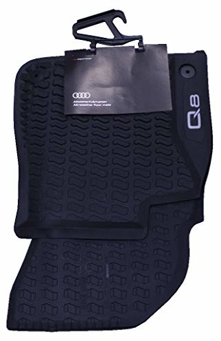 Audi 4M8061501041 dywaniki gumowe premium na każdą pogodę z przodu, z napisem Q8