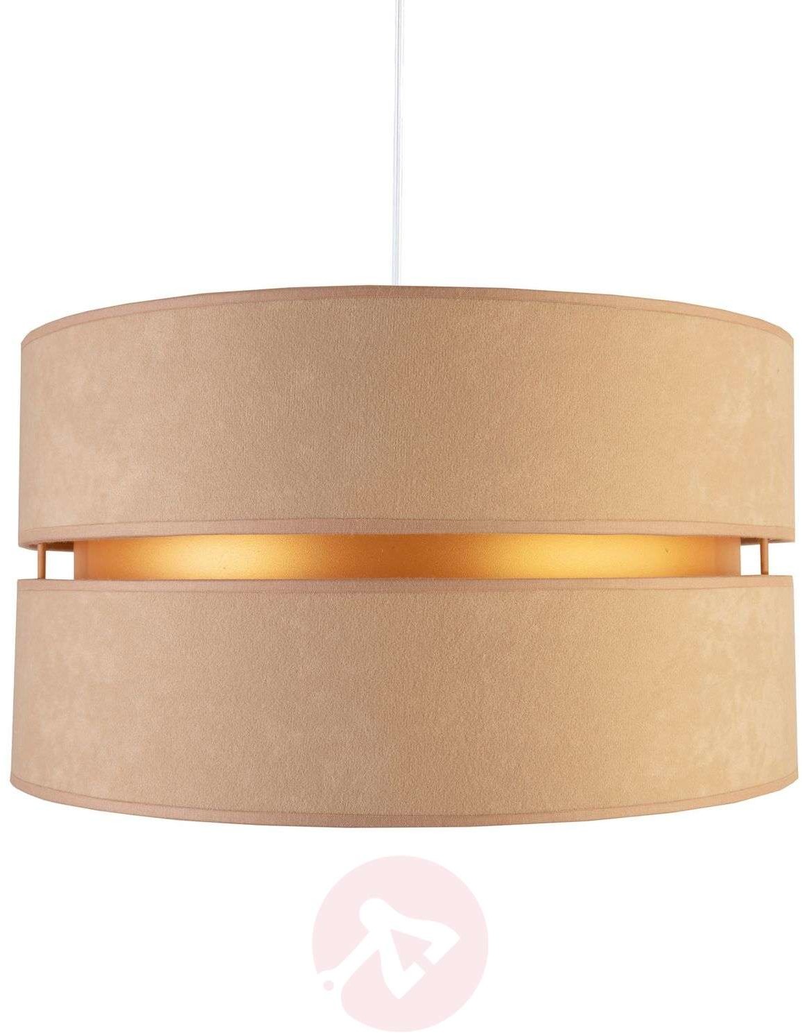 DUOLLA Lampa wisząca Duo, beżowa/złota