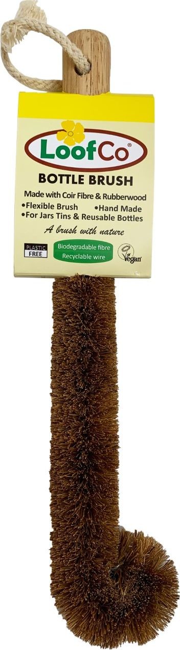 LoofCo LoofCo LoofCo Naturalna szczotka do mycia butelek z włókna kokosowego LFO00713