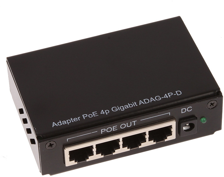 brak danych Adapter PoE 4p Gigabit ADAG-4P