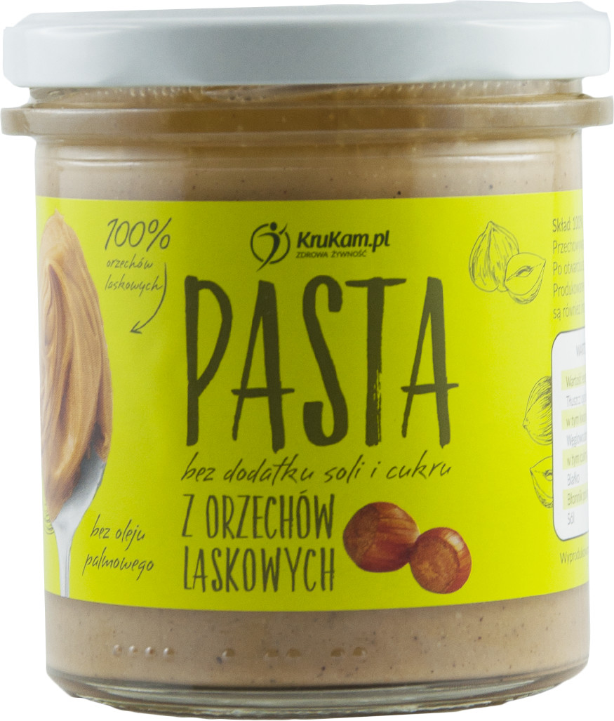 KruKam Pasta z orzechów laskowych 300g