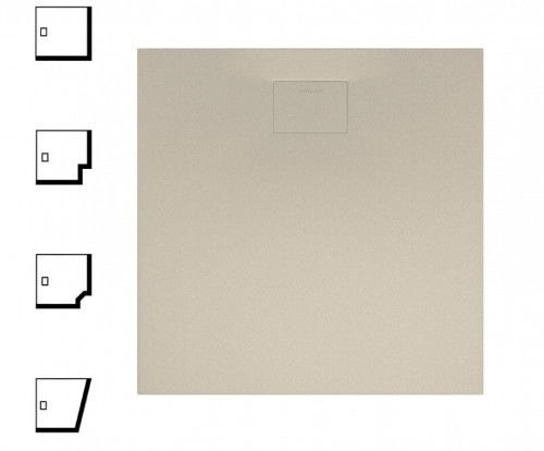 Actima BRODZIK 90x90 cm-MOŻLIWOŚĆ DOCINANIA ,KOMPOZYTOWY KWADRATOWY, CAPPUCINO BREX.1102.090.090.CAN