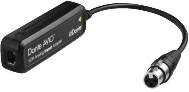 Monacor ADP-DAI-1X0 - Konwerter wejściowy AVIO Dante&ltsup&gt&lt/sup&gt/analog