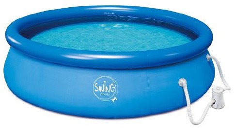 Swing SZYBKI ZESTAW BASENOWY 3,05m x 76cm z pompą Cartridge 12V Objętość basenu 5,5