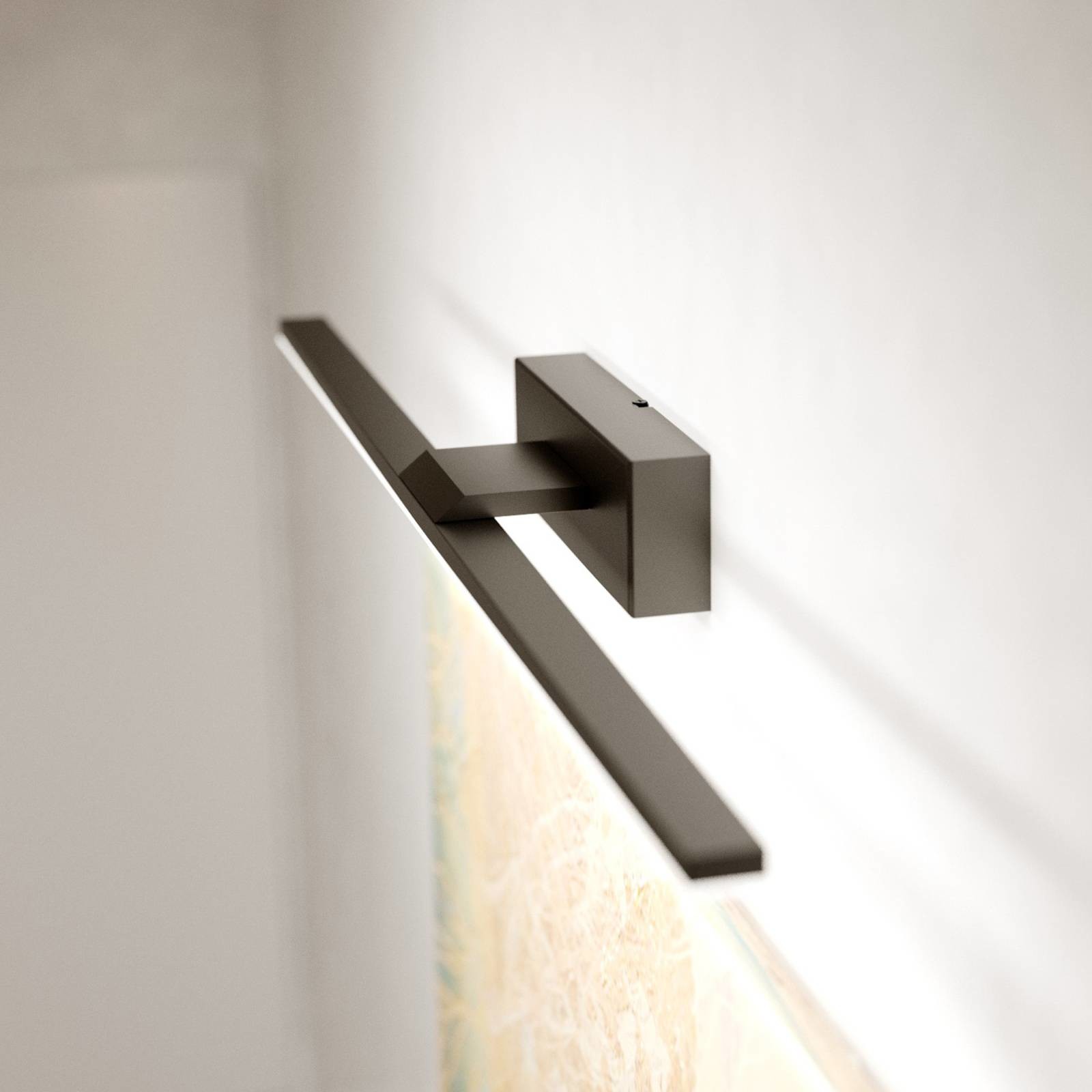 Euluna Kinkiet LED Miroir 60 cm czarny 4 000 K