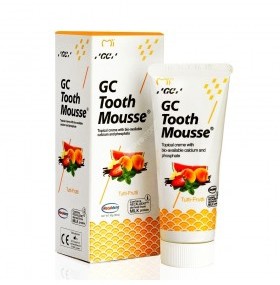 GC Corporation Corporation Tooth Mousse ochronna pasta bez fluoru 35ml (płynne szkliwo) - smak Tutti-Frutti