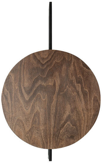 Nowodvorski Lampa ścienna kinkiet LED SUNSET B 8W okrąg 50cm 2x GX53 drewniany 7655