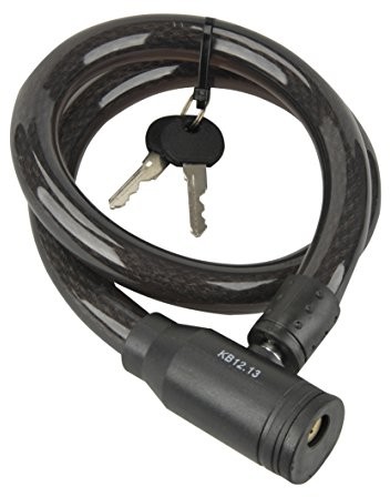Fischer zapięcie rowerowe, długość 80 cm, średnica 18 mm, czarny 85846