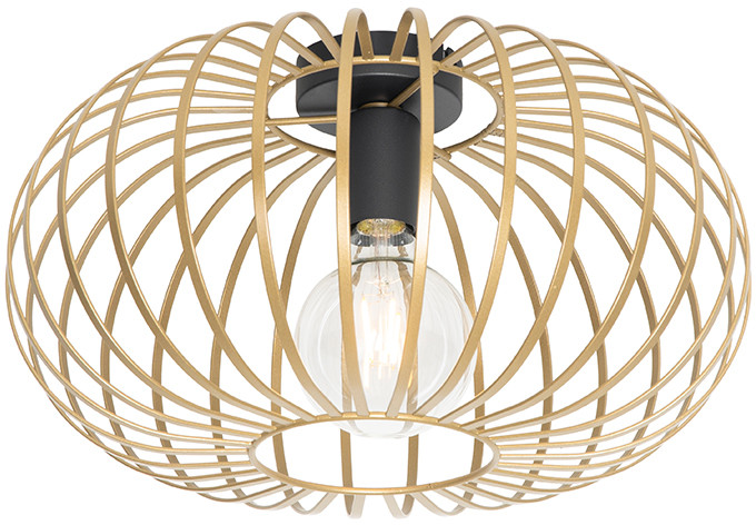 QAZQA Design plafondlamp goud 39 cm - Johanna 103613