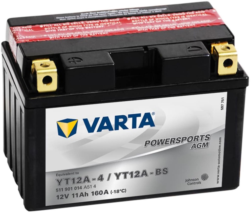 Hefra Varta Akumulator AGM, 12 V, 11 Ah, YT12A-4 / YT12A-BS
