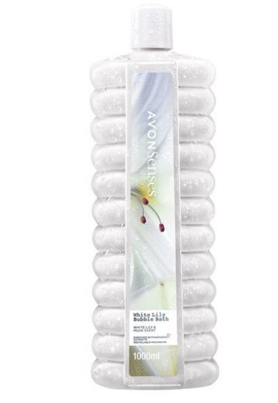 Avon Pianka do kąpieli o zapachu białej lilii i piżma Bath)Bubble Bath) 1000 ml