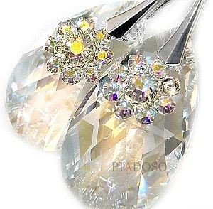 Swarovski Nowe! Piękne Kolczyki Moonlight Flow