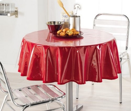 CristalRecord Decor ligne 1710279 Nappe Cristal Uni przezroczysty 140 cm  1710279, obrus, kryształ, okrągła, 140 cm, przezroczysty, kolorów uni 15x100, bez 1710279