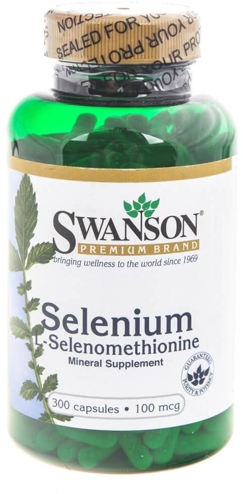 SWANSON Selen 100 mcg, 300 kapsułek
