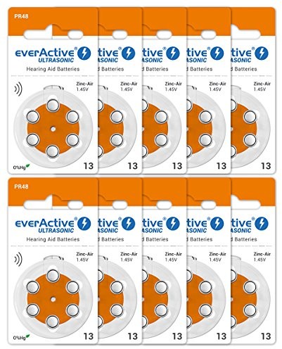 EverActive 13/PR48 60 X Ultra Sonic Typ hoergerat baterie (10 na karty) Pomarańczowy