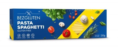 Bezgluten Makaron spaghetti bezglutenowy 250g - 5906720575550