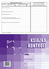 Emeko Tomecki I Płaczek S.k.a Druk Książka kontroli KK A5