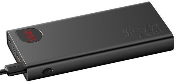 Baseus Adaman Metal Digital Display 20000mAh Czarny (PPIMDA-A0A)