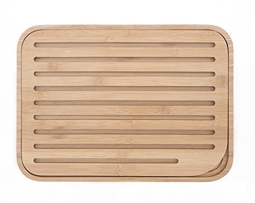 Pebbly pebbly nba037 deska do krojenia chleba, naturalny bambus, 36 x 26 cm 3003