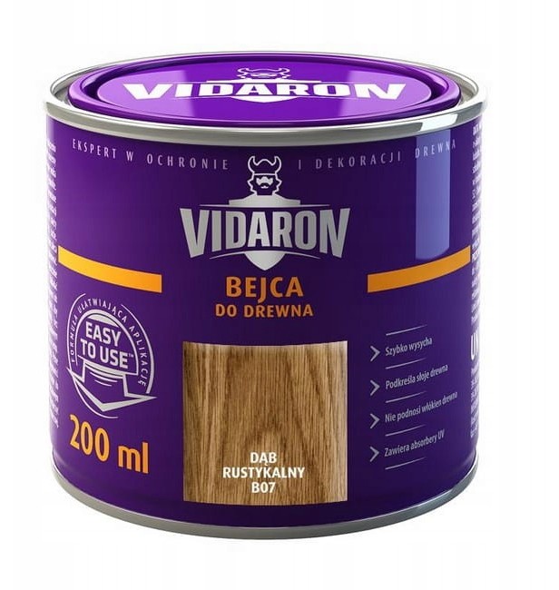 Vidaron Bejca do drewna dąb rustykalny 0,2 l