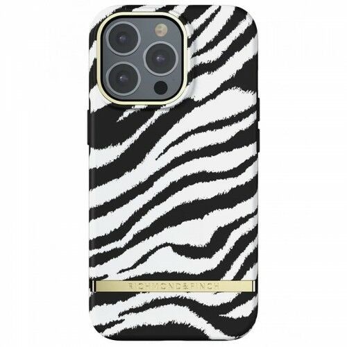 Richmond & Finch Emerald Zebra iPhone 13 Pro, białe 7350111351939