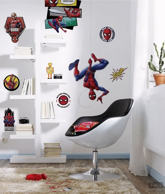 Komar Naklejki ścienne Spider-Man Web Head 14740h 14740h