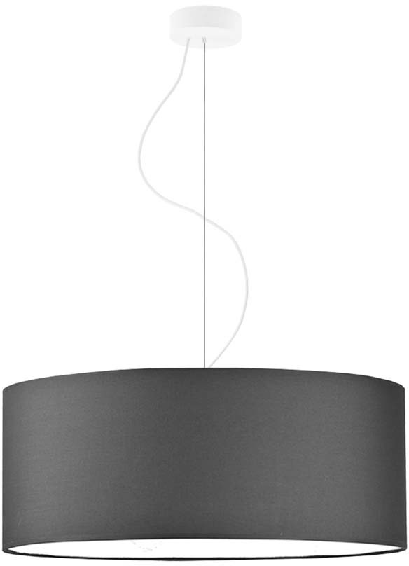 LYSNE Lampa wisząca do jadalni HAJFA fi - 60 cm - kolor grafitowy 14529/79 - kolor grafitowy