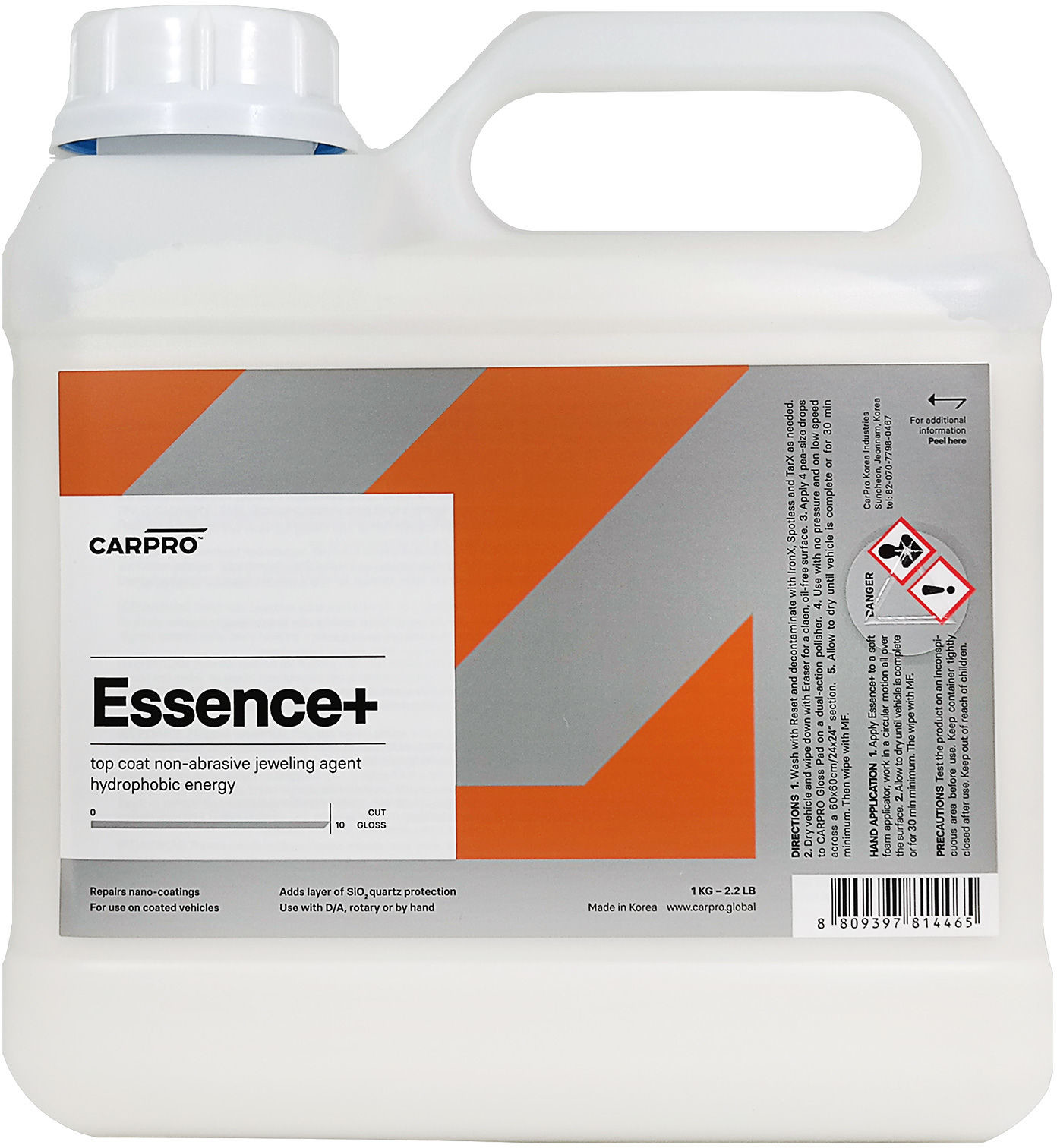 CARPRO CQUARTZ CarPro Essence Plus - nieścierna pasta regeneracyjna do powłok kwarcowych 4l CAR000265