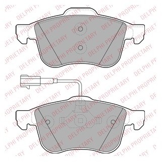DELPHI Zestaw klocków hamulcowych, hamulce tarczowe LP1959