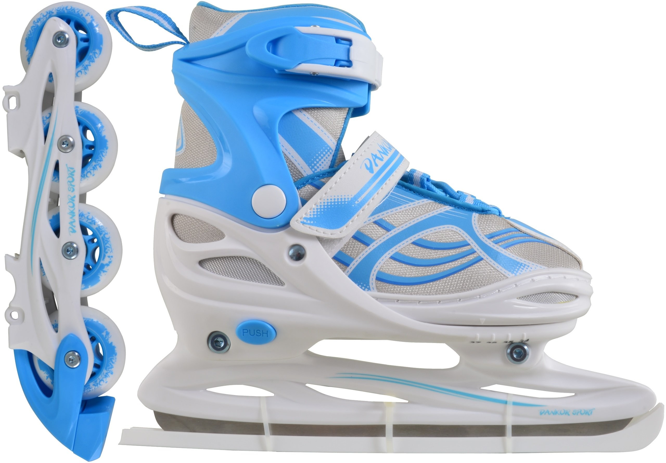 Łyżworolki Rolki 2in1 roz 34-41 Abec 5 Model 2017