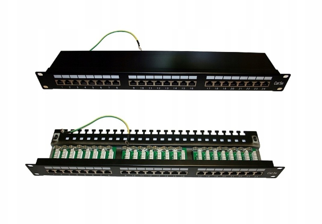 Patchpanel 24 porty RJ45 Ftp CAT.5e 19