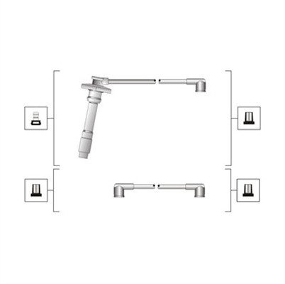 MAGNETI MARELLI Zestaw przewodów zapłonowych MAGNETI MARELLI 941319170079