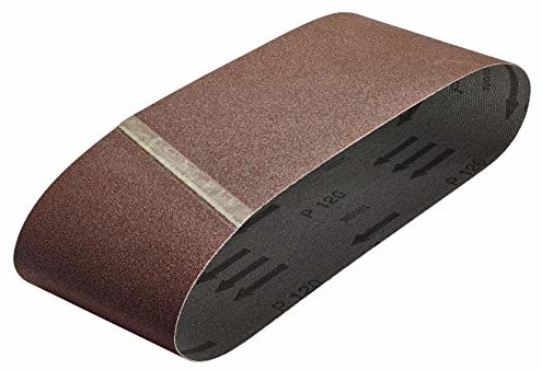 Wolfcraft 3125000 3 taśmy szlifierskie z tkaniny 100 x 690 mm, ziarno 120