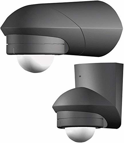 Grothe czujnikiem ruchu 360 stopni, 230 V, montaż natynkowy, ze stopniem ochrony IP55 MC Guard Pro BM 360 SW, czarna, 5167044