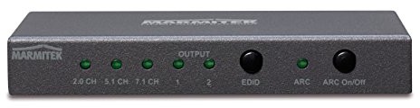 Marmitek Connect AE24 UHD 2.0  HDMI Audio Extractor antracyt 08334