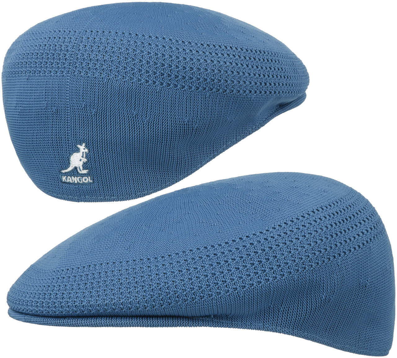 Kangol Płaski Kaszkiet 504 Tropic Ventair by niebieski gołębi, S (54-55 cm)