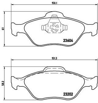 BREMBO P 24 055X P 24 055X