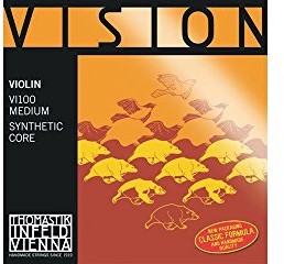 Thomastik Einzelsaite für 4/4 Violine Vision - G-Saite Kunststoffkern, Rein-Silber umsponnen, stark 634123