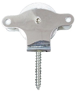 Unbekannt WOLF Pack 5121605 stojak na pranie, 40 MM, metalowa ze stali nierdzewnej z rolką jezdną wykonaną tirafondo, koła pasowego Szary 5121605