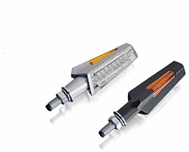 Puig 4824N kierunkowskaz LED Lanza model plastikowa obudowa z przezroczystym szkłem kierunkowskazu, czarny 4824N