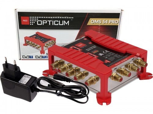 Opticum Multiswitch 5/4 OMS 54 Pro + zasilacz OMS 54 Pro