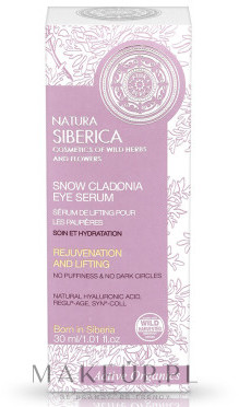 Natura Siberica Odmładzające serum liftingujące do powiek - Anti-Age Odmładzające serum liftingujące do powiek - Anti-Age